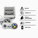 Console Super Mini Game Retrô 620 Jogos Clássicos + 2 Controles | Videogame Plug & Play para TV | Diversão para Toda Família